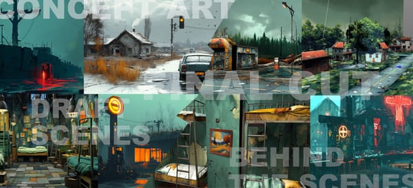 Begriffs-bestimmung: Concept Art /Behind/Draft/Pre und Final Cut Scenes